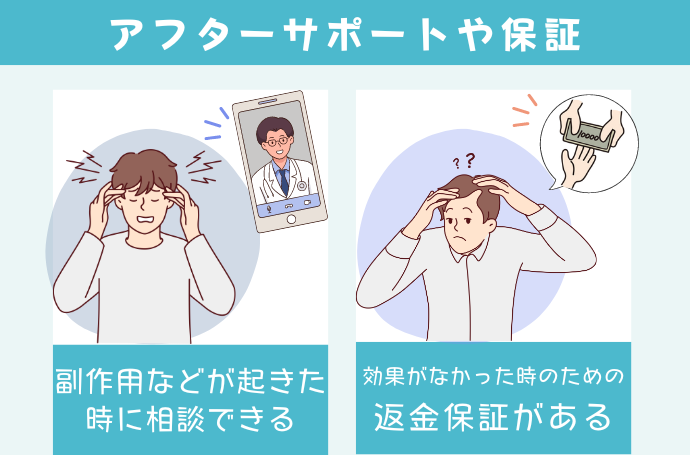 AGAのアフターサポート