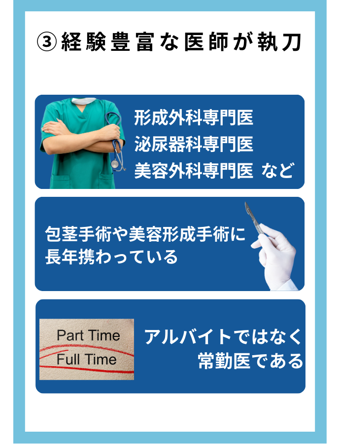 医師の経験や実績を確認する