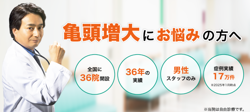 東京ノーストクリニックの亀頭増大術