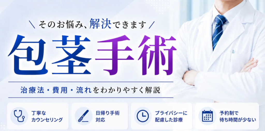 東京上野クリニックの包茎手術