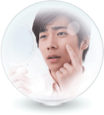 黒クマと青クマが混合しているイメージ